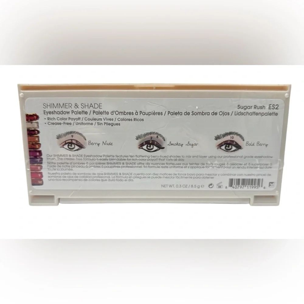 FLOWER Beauty Shimmer & Shade Eyeshadow Palette “Sugar Rush” NIB - Picture 5 of 5